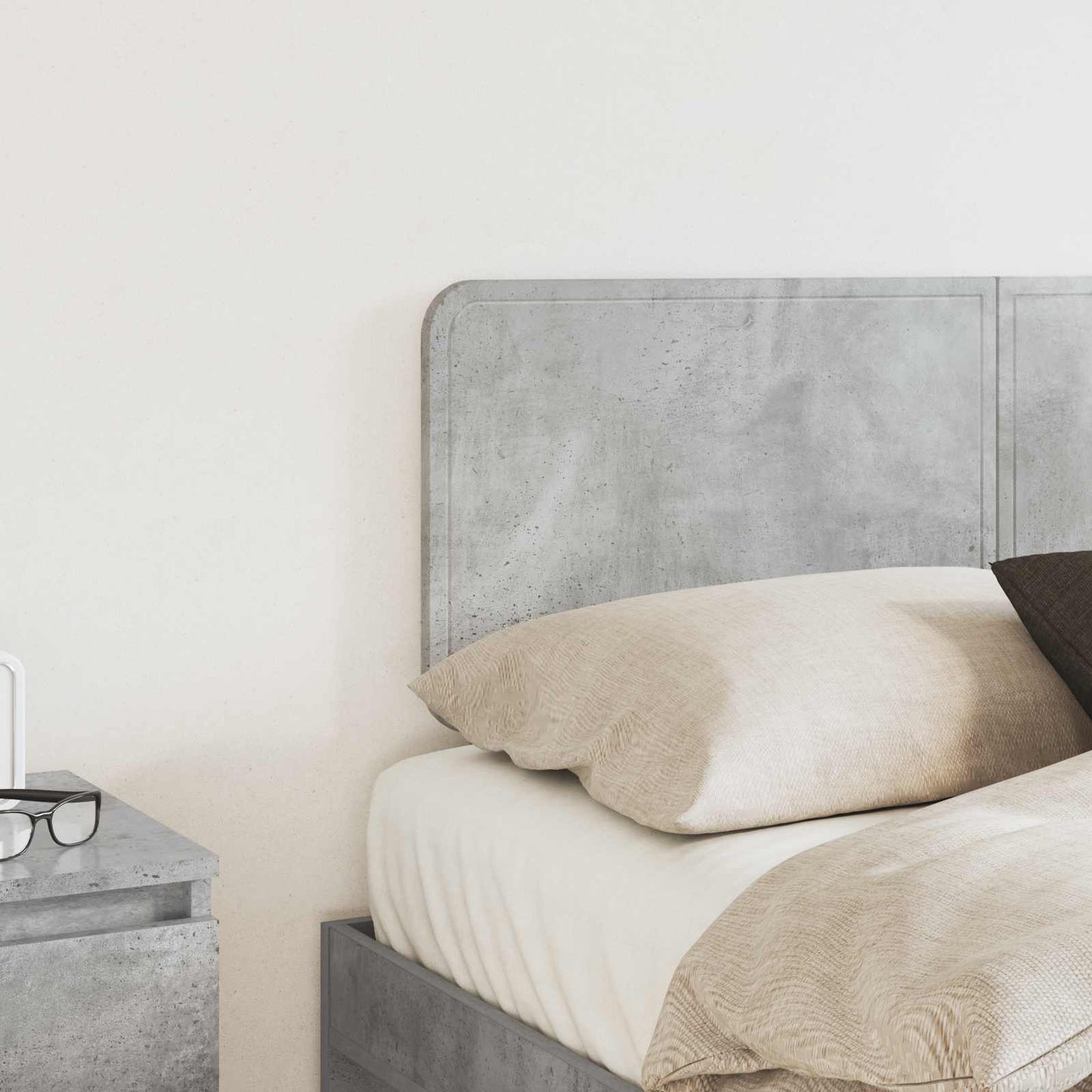 Headboard Concrete Grey Engineered wood