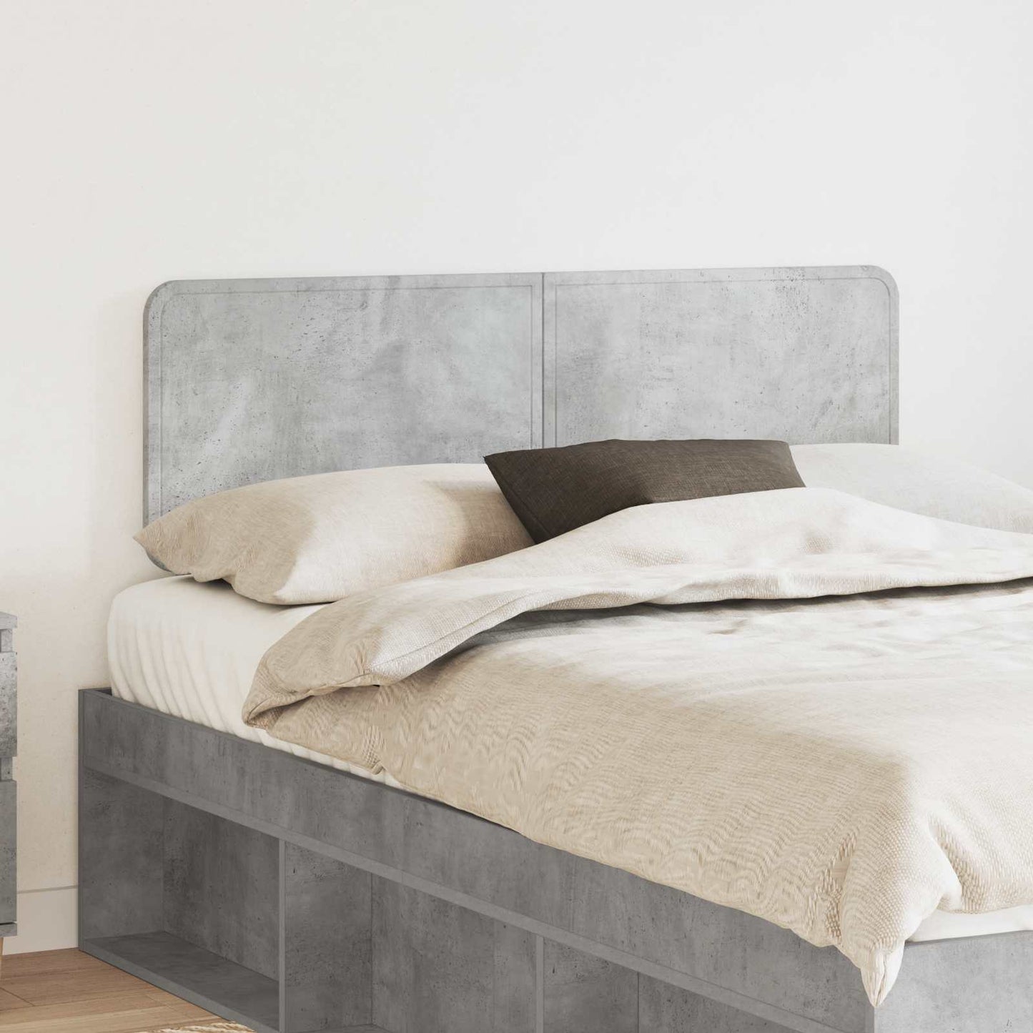 Headboard Concrete Grey Engineered wood