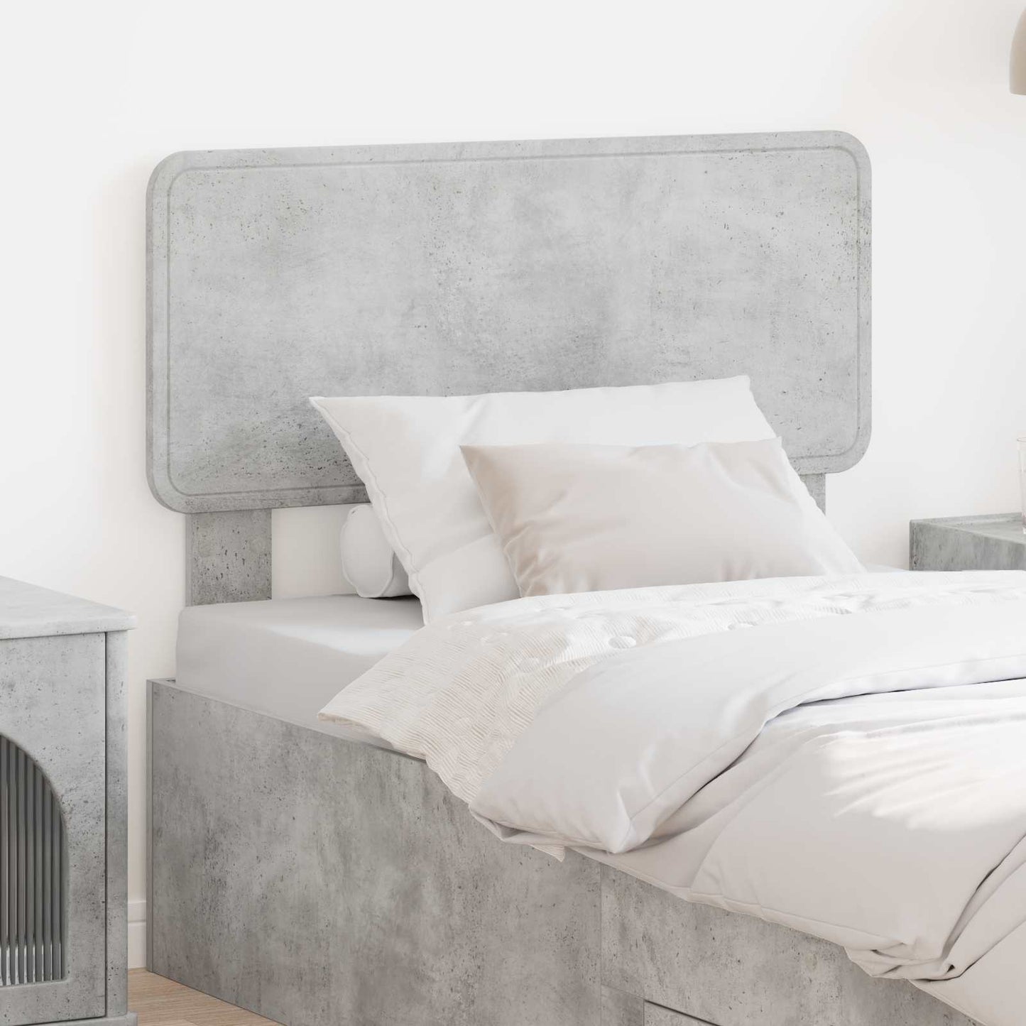 Headboard Concrete Grey Engineered wood