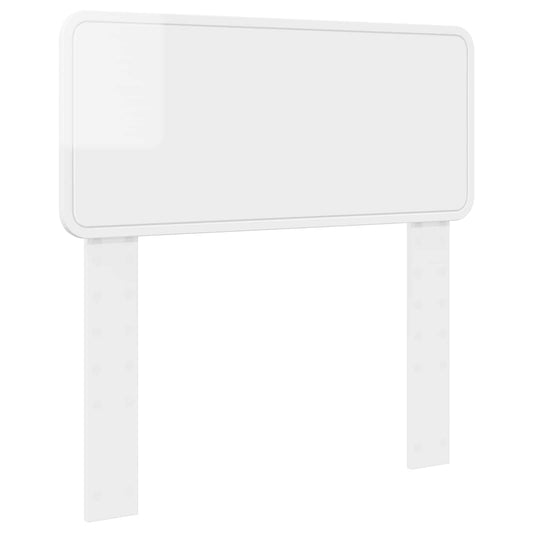 Headboard Gloss White Engineered wood