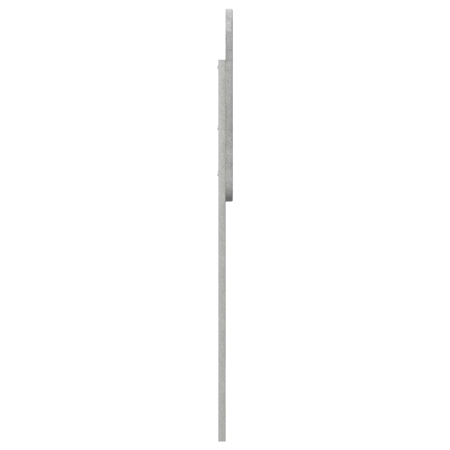 Headboard Concrete Grey Engineered wood