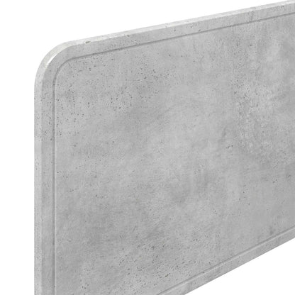 Headboard Concrete Grey Engineered wood