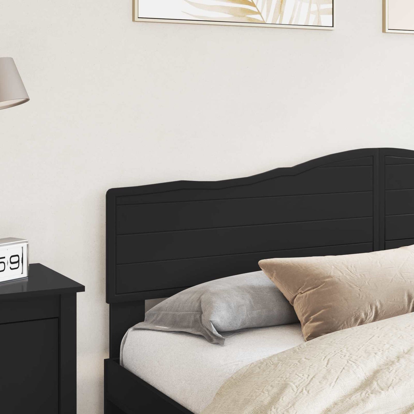 Headboard Black Oak Engineered wood