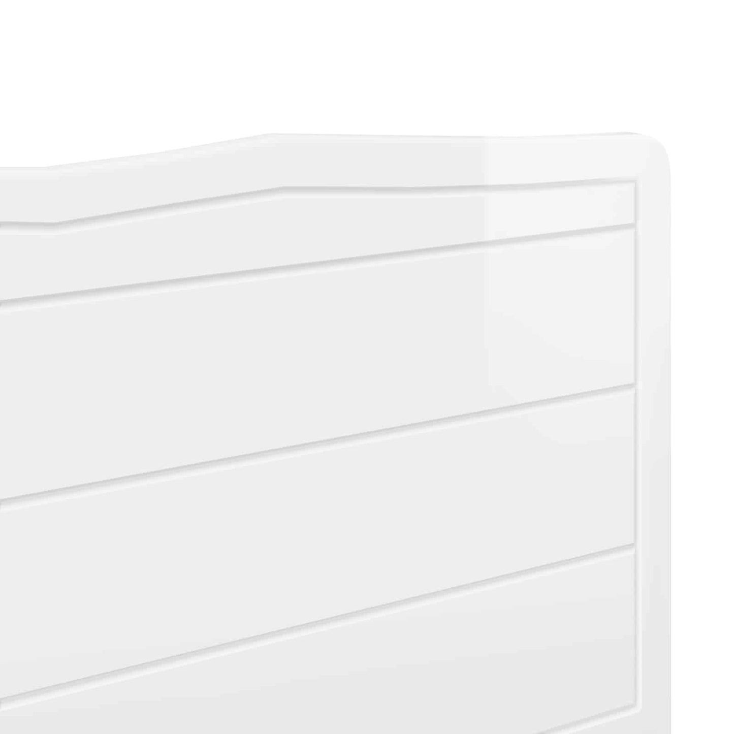 Headboard Gloss White Engineered wood