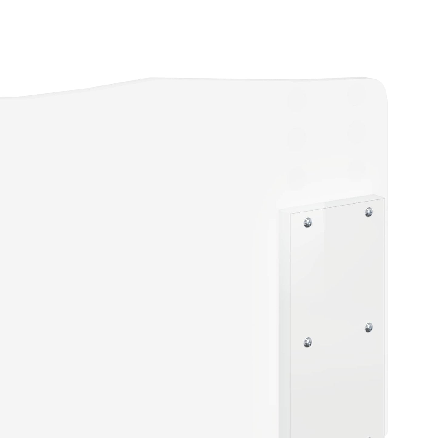 Headboard Gloss White Engineered wood