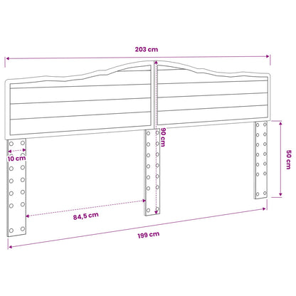 Headboard Gloss White Engineered wood