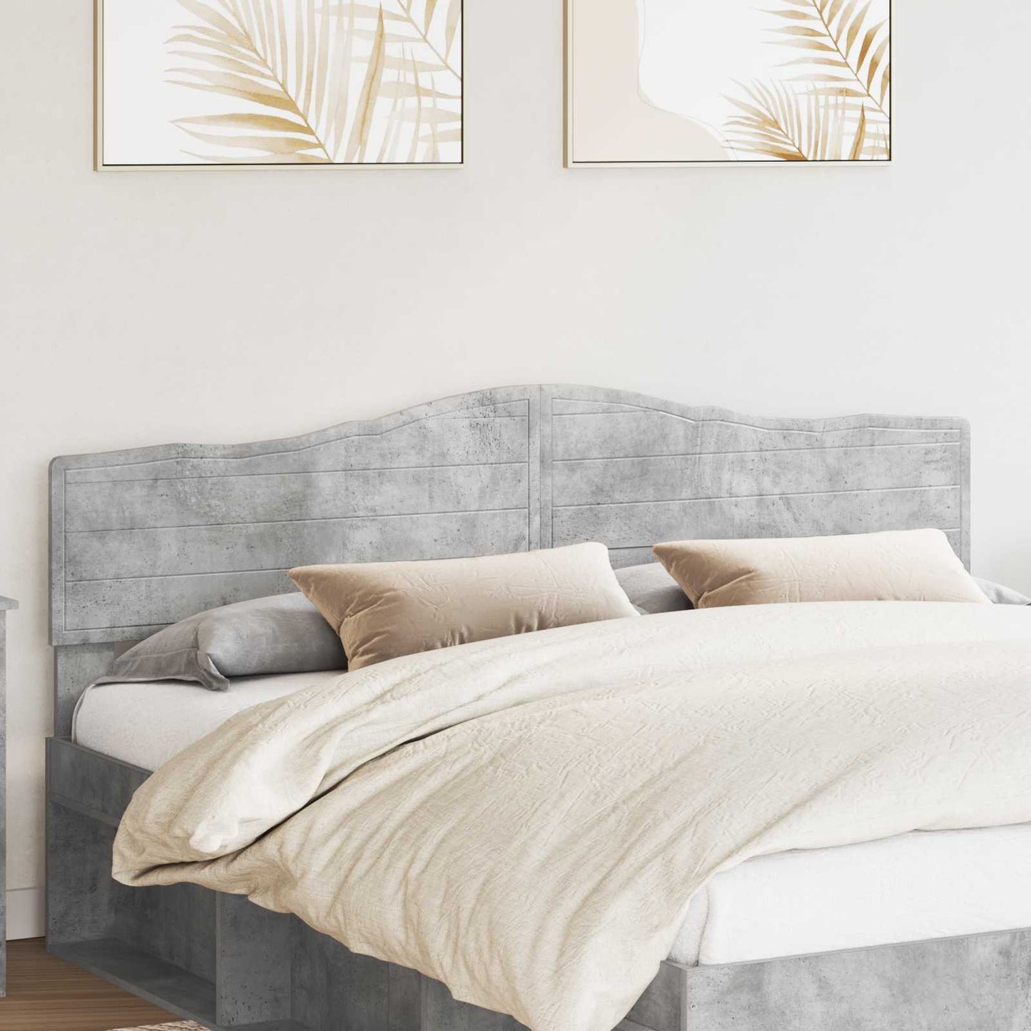 Headboard Concrete Grey Engineered wood