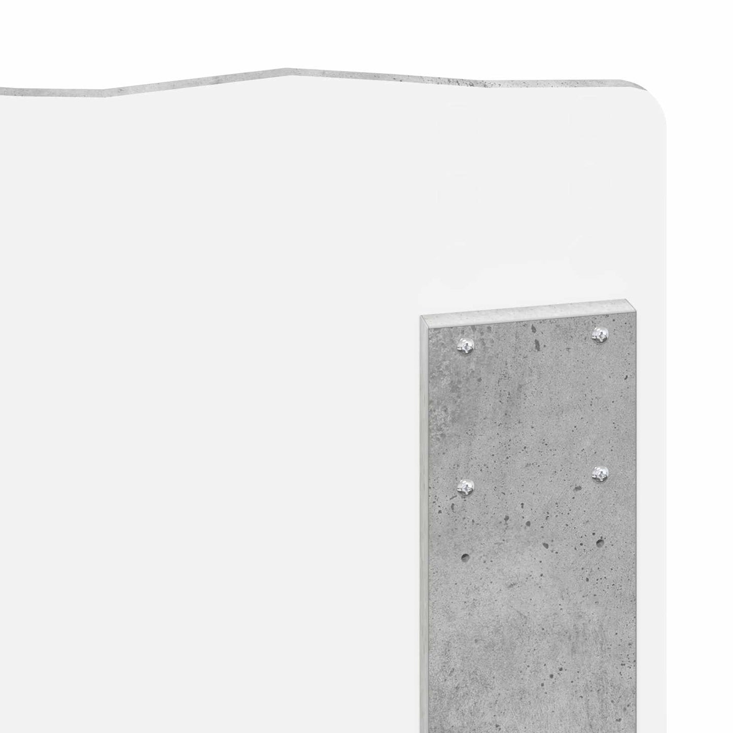 Headboard Concrete Grey Engineered wood