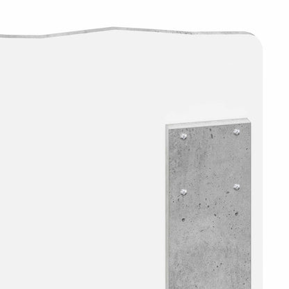 Headboard Concrete Grey Engineered wood