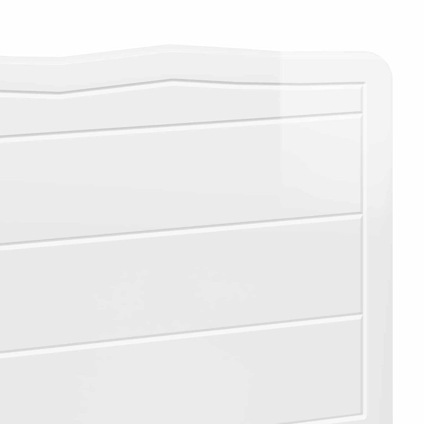 Headboard Gloss White Engineered wood