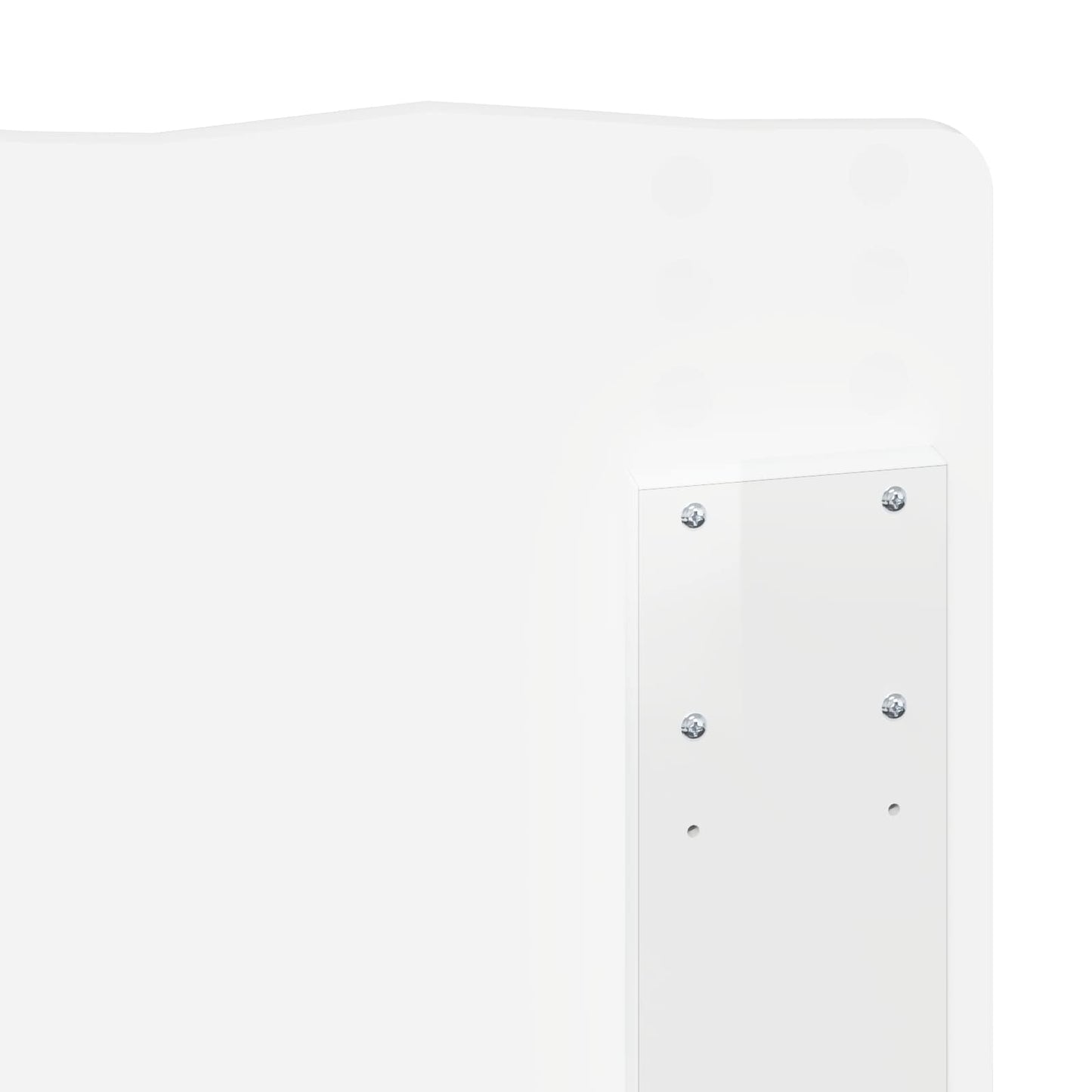 Headboard Gloss White Engineered wood