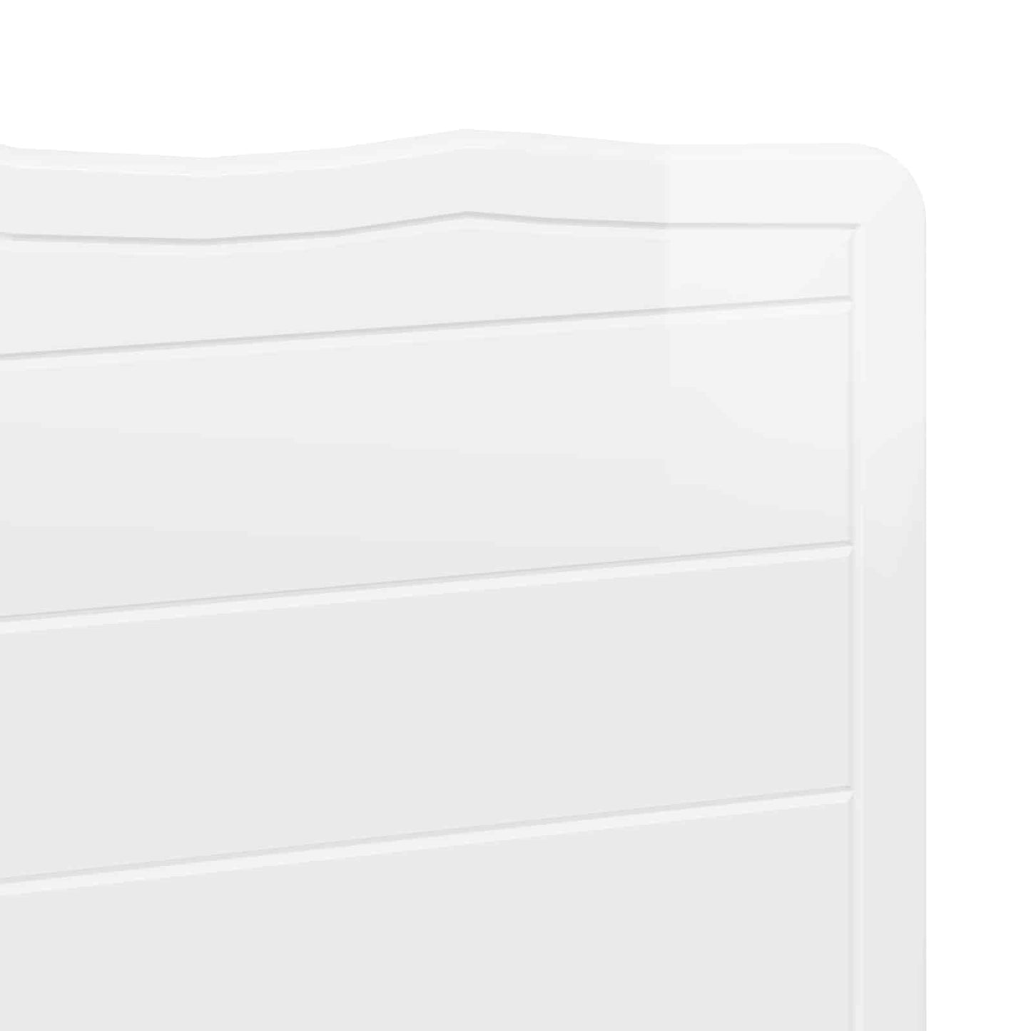 Headboard Gloss White Engineered wood