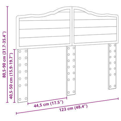 Headboard Sonoma Oak Engineered wood