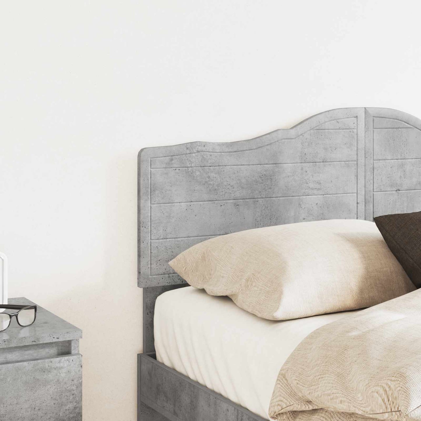 Headboard Concrete Grey Engineered wood