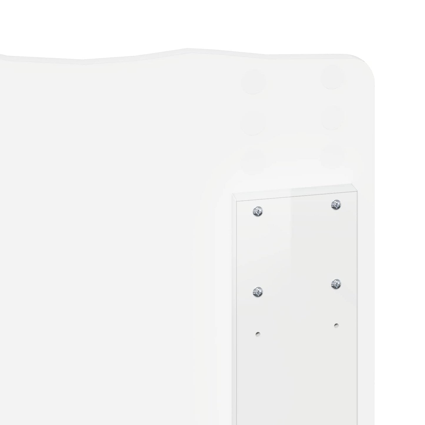 Headboard Gloss White Engineered wood