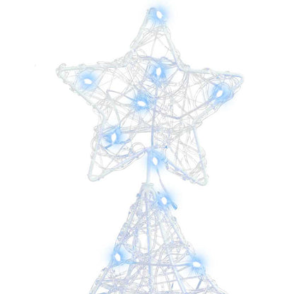 Christmas Tree with 100 LEDs Cold white 120 cm Acrylic