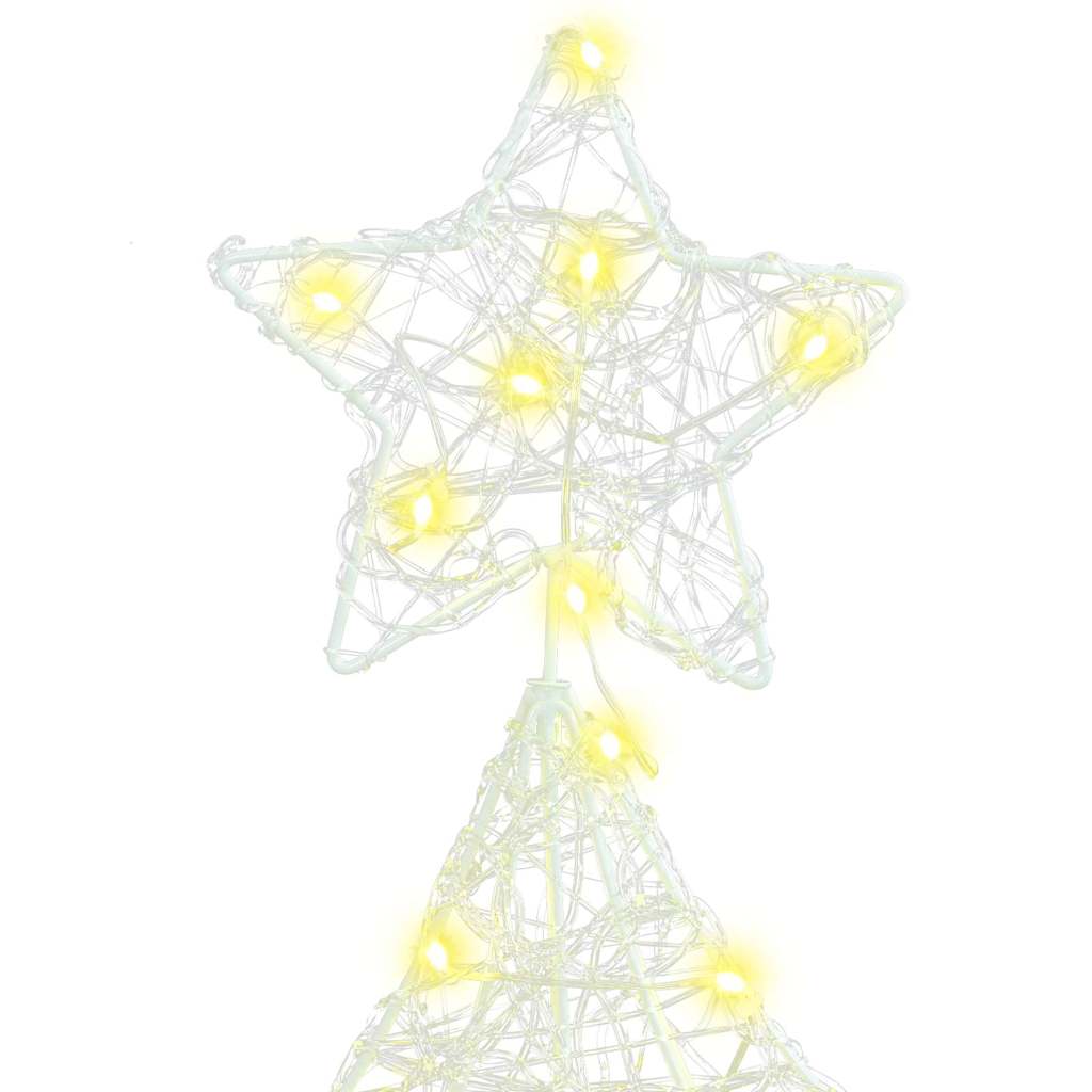 Christmas Tree with 160 LEDs Warm white 150 cm Acrylic