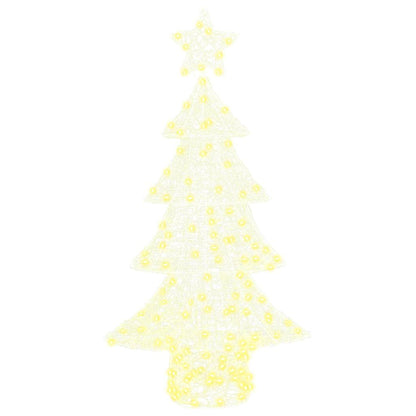 Christmas Tree with 160 LEDs Warm white 150 cm Acrylic