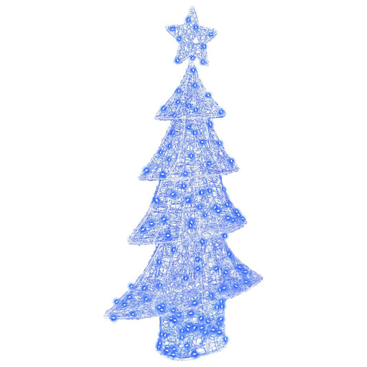 Christmas Tree 160 LEDs Blue 150 cm Acrylic