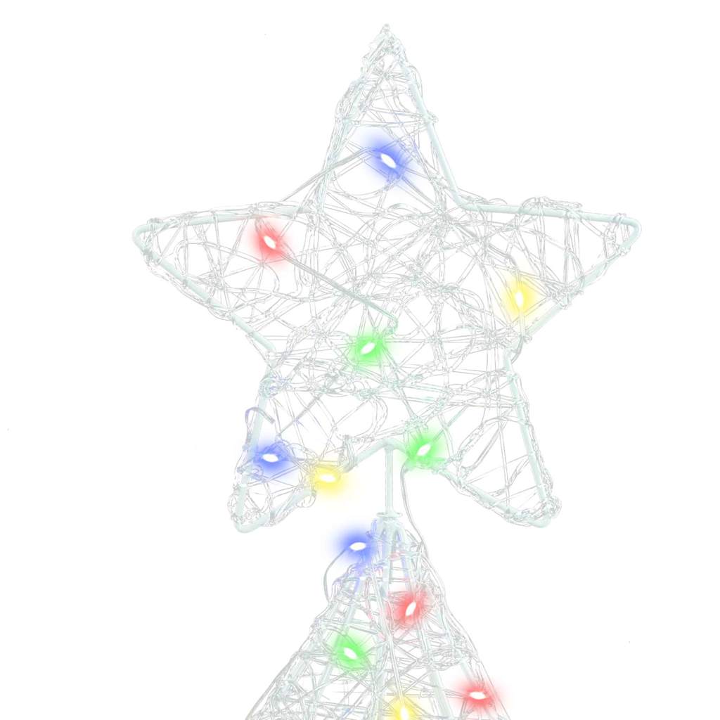 Christmas Tree with 160 LEDs Multicolour 150 cm Acrylic