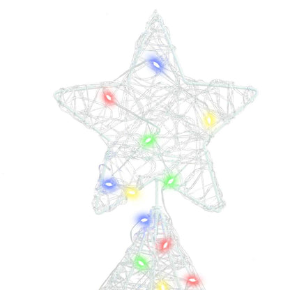 Christmas Tree with 160 LEDs Multicolour 150 cm Acrylic