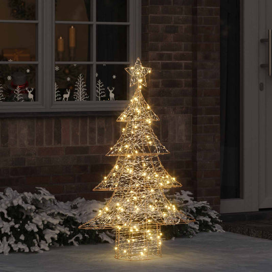Christmas Tree 120 LEDs Warm white 120.5 cm PET