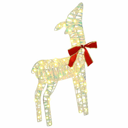 Reindeer Family 3 pcs 300 LEDs Warm white 67 x 26 x 127 cm PET