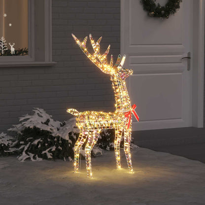 3D Reindeer 140 LEDs Warm white 128 cm PET