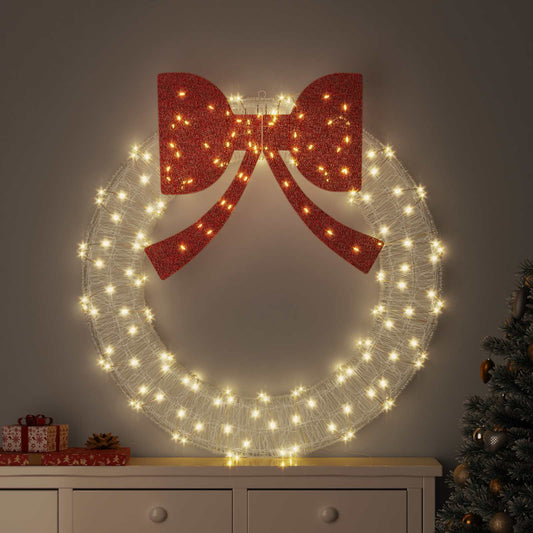 Wreath 150 LEDs Warm white 120 cm Acrylic