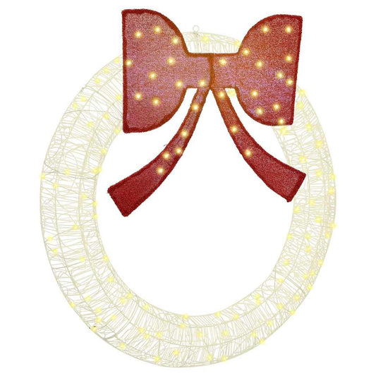 Wreath 150 LEDs Warm white 120 cm Acrylic