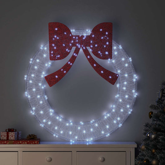 Wreath 150 LEDs Cold white 120 cm Acrylic