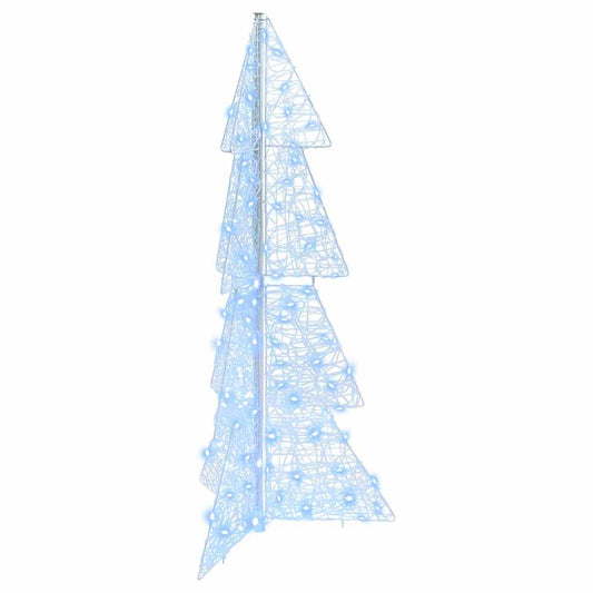 Christmas Tree 100 LEDs Cold White 120 cm Acrylic