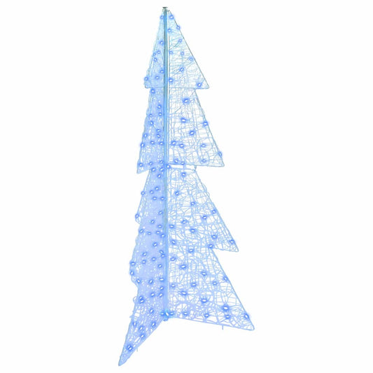 Christmas Tree 160 LEDs Blue 150 cm Acrylic