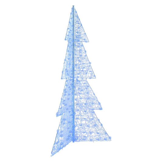 Christmas Tree 240 LEDs Blue 180 cm Acrylic