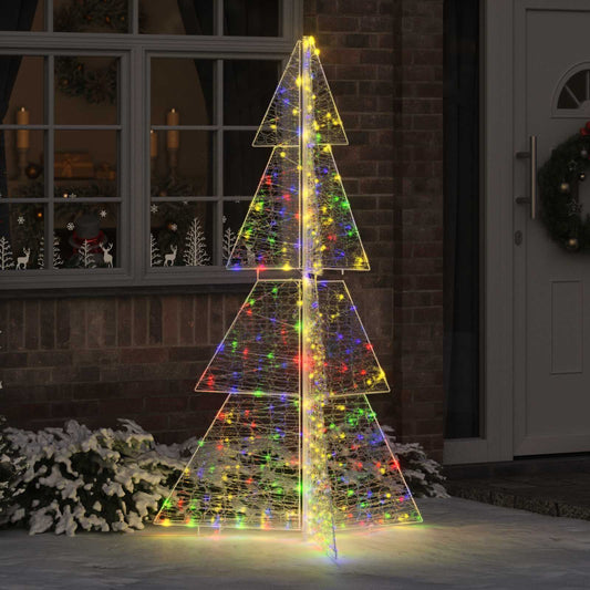 Christmas Tree 240 LEDs Multicolour 180 cm Acrylic