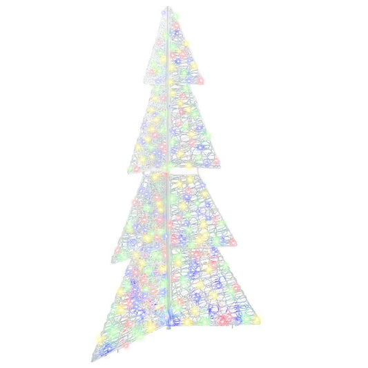 Christmas Tree 240 LEDs Multicolour 180 cm Acrylic