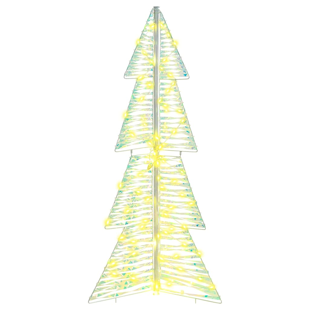 Christmas Tree with 100 LEDs Warm White 120 cm PET