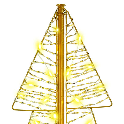Christmas Tree with 100 LEDs Warm White 120 cm PET