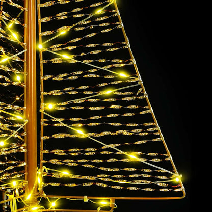 Christmas Tree with 160 LEDs Warm White 150 cm PET
