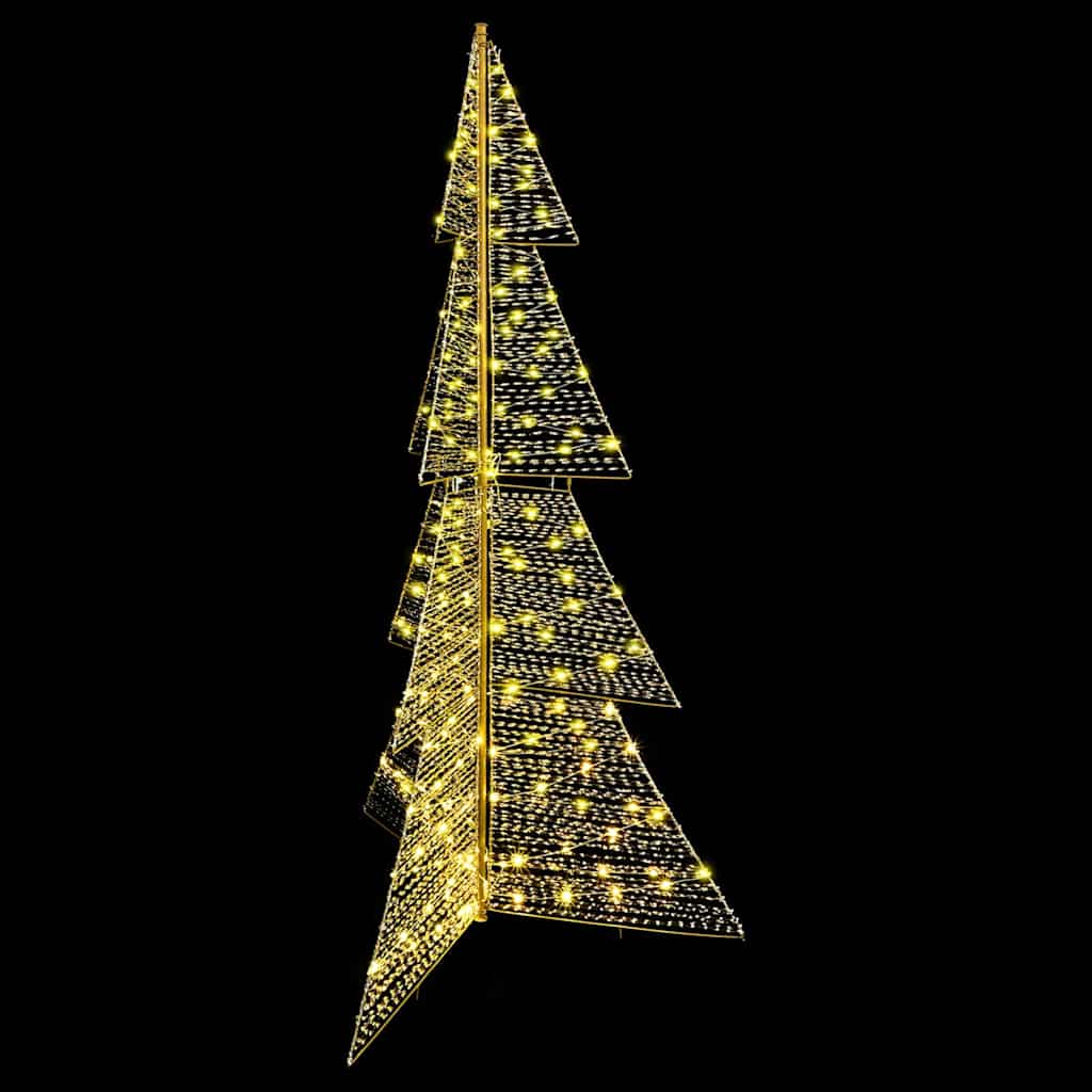 Christmas Tree with 240 LEDs Warm White 180 cm PET