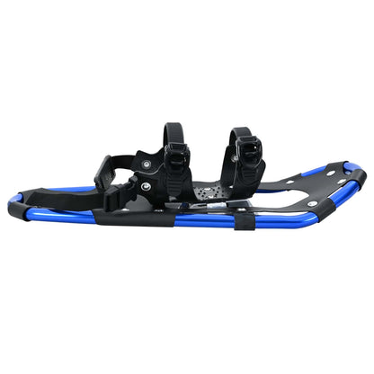3 in 1 Snowshoes Blue and Black 53.5 x 21 cm Aluminum and HDPE