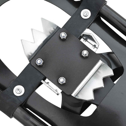 3 in 1 Snowshoes Black 53.5 x 21 cm Aluminum and HDPE