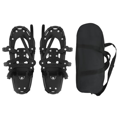 3 in 1 Snowshoes Black 53.5 x 21 cm Aluminum and HDPE