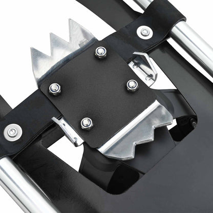 3 in 1 Snowshoes Silver and Black 63 x 21 cm Aluminum and HDPE