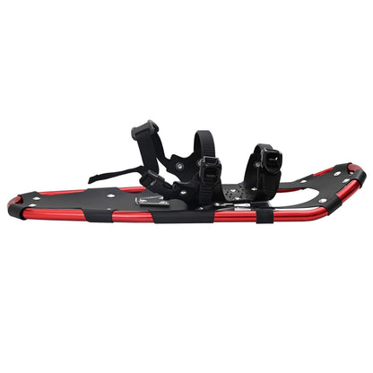 3 in 1 Snowshoes Red and Black 63.5 x 21 cm Aluminum and HDPE