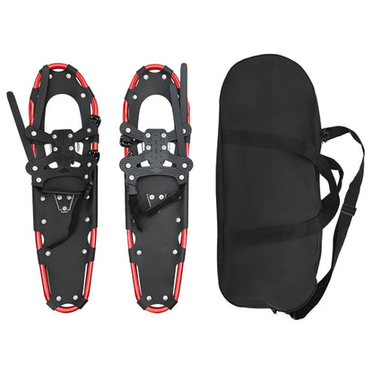 3 in 1 Snowshoes Red and Black 78.5 x 22 cm Aluminum and HDPE