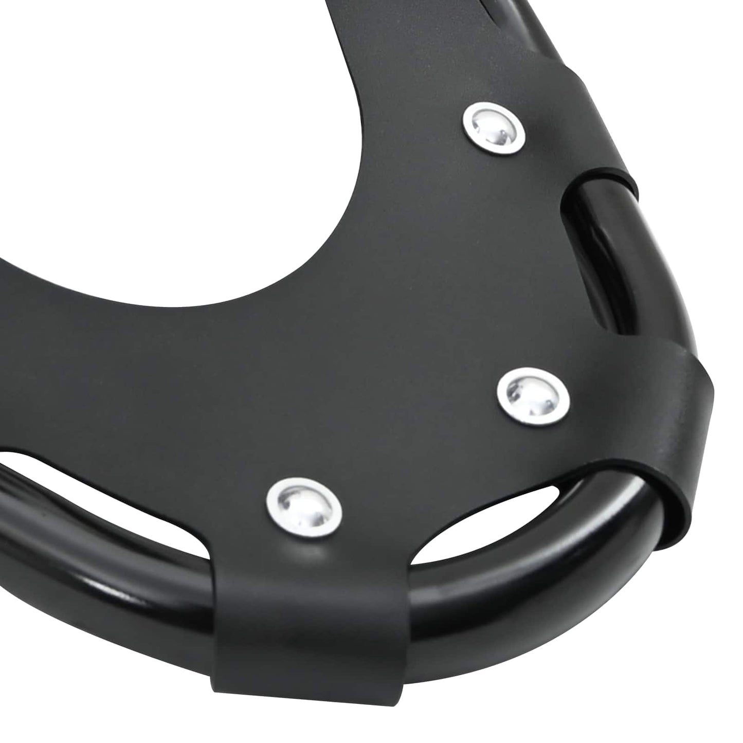 3 in 1 Snowshoes Black 78.5 x 22 cm Aluminum and HDPE