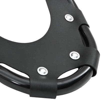 3 in 1 Snowshoes Black 78.5 x 22 cm Aluminum and HDPE