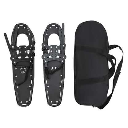 3 in 1 Snowshoes Black 78.5 x 22 cm Aluminum and HDPE
