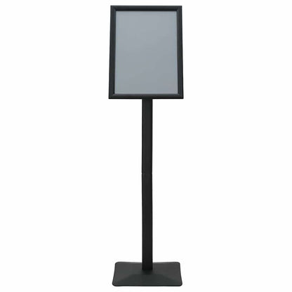 Pedestal Poster Stand A3 Cast Iron Black